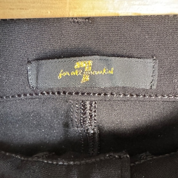 7 For All Mankind Women's 32 Jegging Jeans Black Stretch Summer Festival Casual - Picture 2 of 14